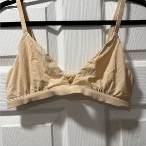 SKIMS Soft Nude Triangle Bralette in Light Beige